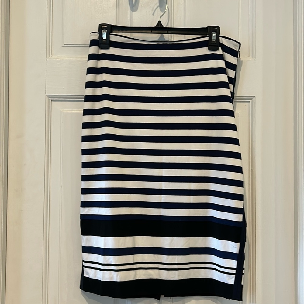WHBM Striped Skirt